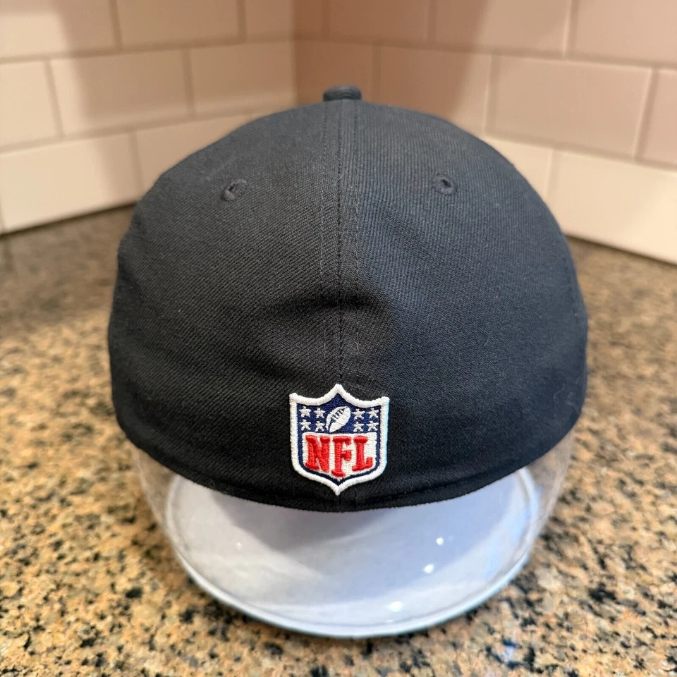Atlanta Falcons New Era 59Fifty Gorra Gorra 7 3/8 Negro NFL Fútbol Foto 3 de 4