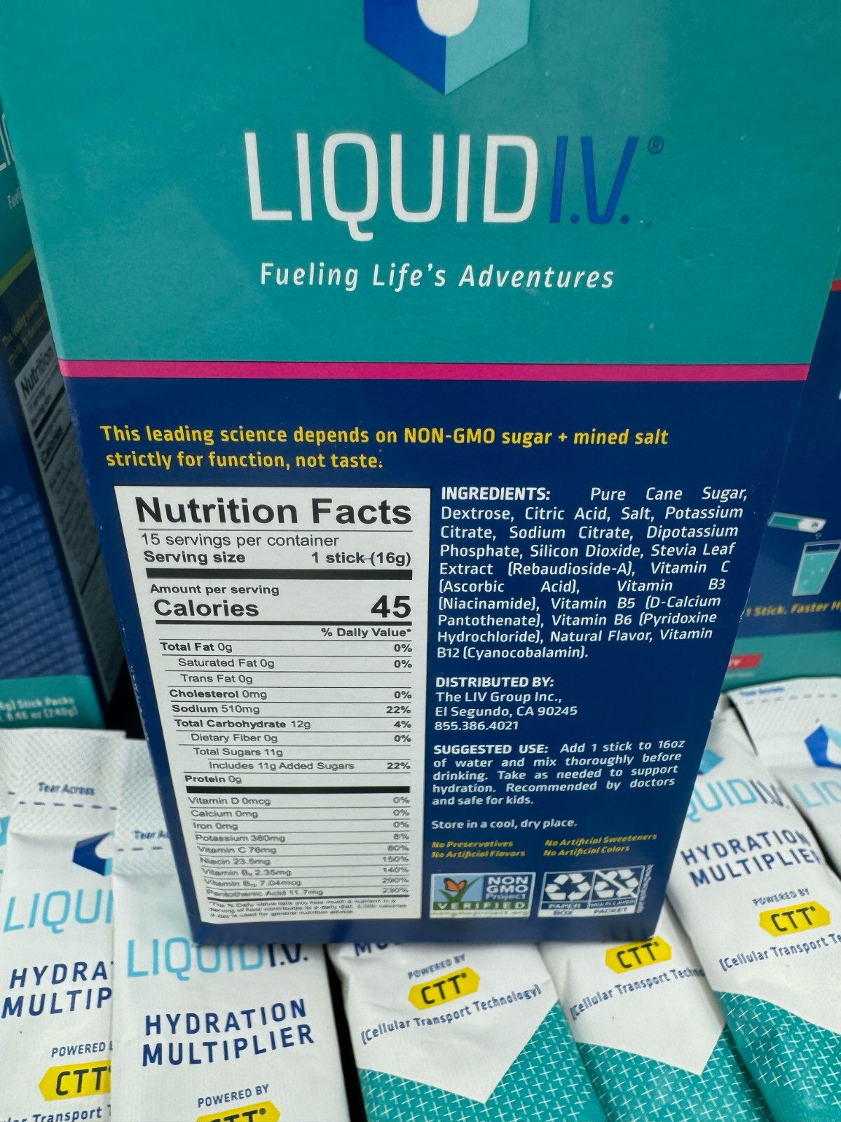 80 ASSORTED FLAVOR LUQUID IV HYDRATION PACKS