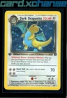Team Rocket #05/82 Dark Dragonite Holo Rare 1st Edition