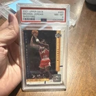 Upper Deck 2001 Michael Jordan Shooting #450 Star Rookie Retro PSA 8 Card