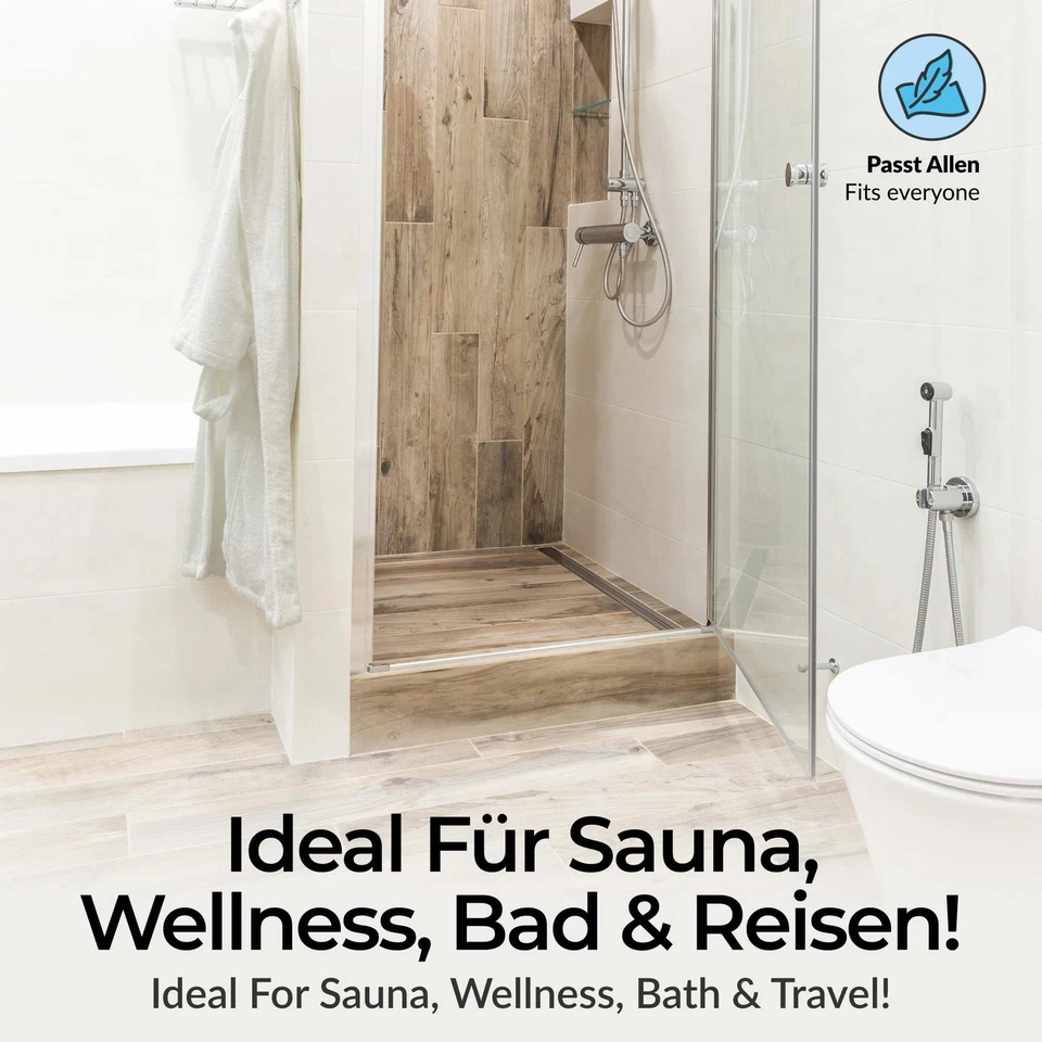 etérea Livie Frottee Kapuzen-Bademantel Saunamantel Damen Morgenmantel Herren - Bild 3 von 4