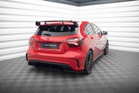 Maxton Design Diffusor Flaps Passend FüR Mercedes A W176 AMG FL Schwarz Hochglan