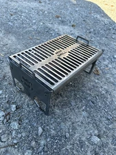 mini collapsible charcoal grill for camping hunting or small family cooking