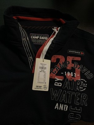 Camp David Poloshirt ALASKA ICE TOUR Langarmshirt NEU Größe M