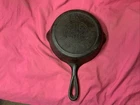 Vintage  Griswold #5 Cast Iron Skillet 724L Erie Slant Logo with  Heat Ring