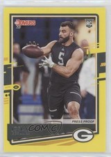 2020 Panini Donruss Rookie Dollar Tree Press Proof Yellow Josiah Deguara 11pj