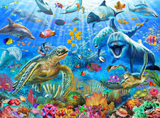 Puzzles for Kids Ages 6-8 8-10 Year Old - Ocean Adventure Puzzle, 200 Pieces Jig