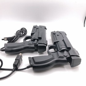 Sega Saturn Gun Controller Virtua Cop HSS-0122 Lot of 2 Japan CRT TV Only Tested
