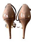 Shoe Box Womens Tan Nude Beige Ankle Strap Sandals Patent Leather 8 — photo 3