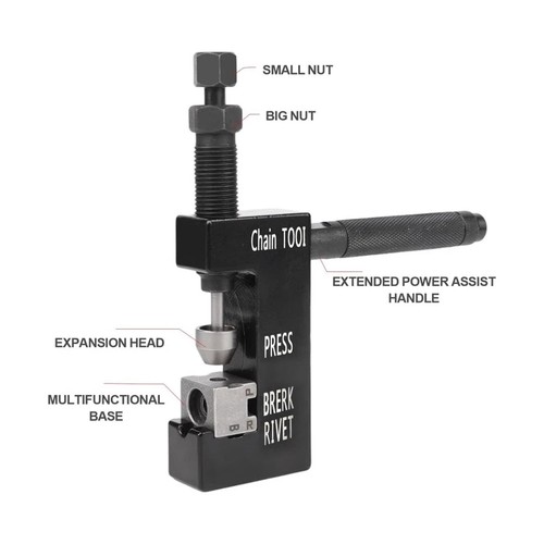 Breaker Motorcycle Rivet Tool Press Chain 525 for 520 530 08-0470 ATV Pbr * - Picture 5 of 10
