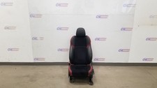 20 Subaru Wrx Sti Manual Heated Seat Front Left Driver Black Red Leather Suede