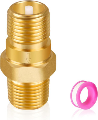 RV Water Heater Check Valve, 1/2'' NPT Male to Male Thread Hot Water Heater Backf
