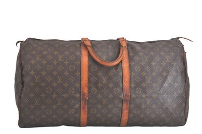 Authentic Louis Vuitton Monogram Keepall 60 Travel Boston Bag Old Model LV 408AA