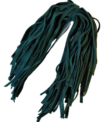 Wool Strips Rug Hooking DEEP TEAL #1519, 18'' long #8 Blade Cut 50 ct. Dorr Mill