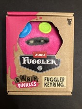 Fuggler Baby Pinkles 3.5" SASQUOOSH Pink Keychain Keyring Brand New