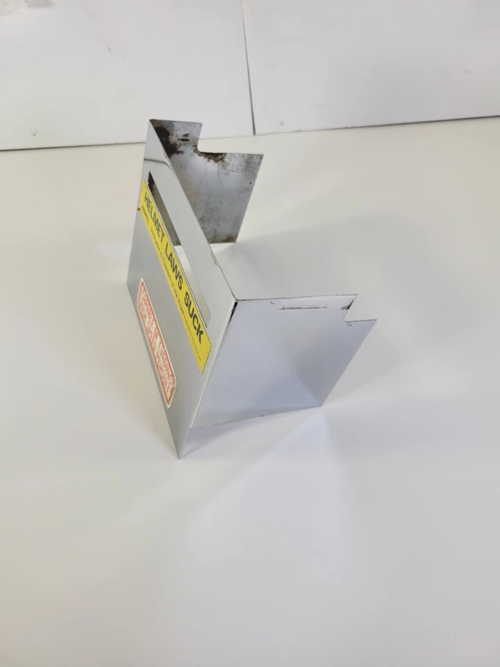 Harley Davidson Cabeza de Pala Cabeza de Pan Cromo Batería Caja Cubierta Carenado De Colección Bonito Foto 3 de 4