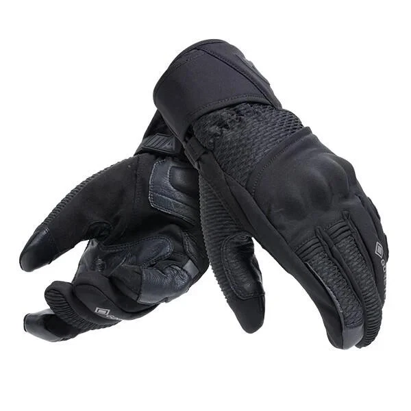 Gore-Tex Motorcycle Gloves Dainese Livigno Waterproof & Warm Winter Glove Black