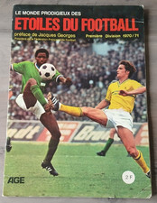Album Monde Prodigieux Des Etoiles Du Football 1970 / 71  Agéducatifs No Panini