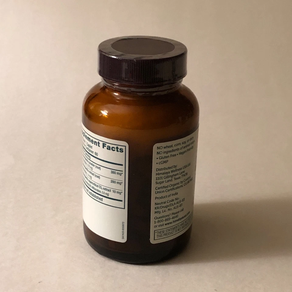 Ashwagandha Orgánica del Himalaya — para Alivio del Estrés, Apoyo Energético, 60 Comprimidos Foto 4 de 4