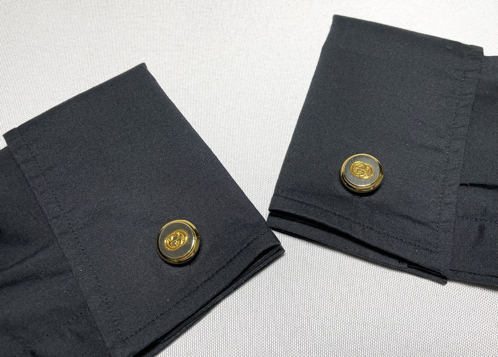 Auth Gucci Cufflinks Interlocking G doubleG Gold … - image 13