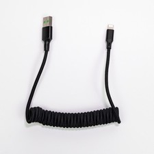 Retractable Cord USB-A Fast Charging Cable Type-C 8-Pin for iPhone 17-11/Samsung