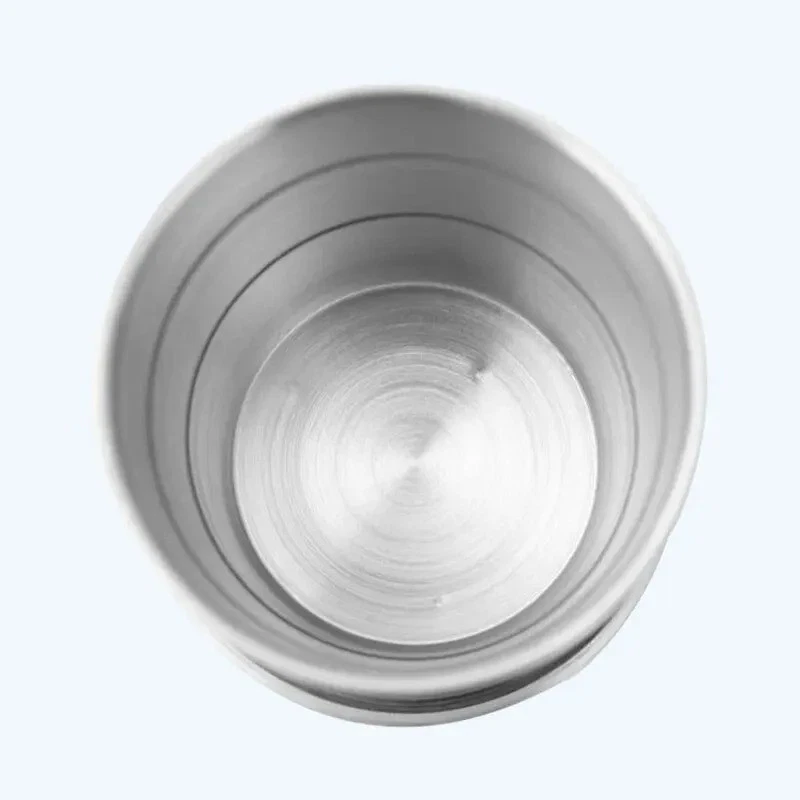 Copo dobrável telescópico de aço inoxidável portátil acampamento ao ar livre viagem copo bebida - Imagem 3 de 4