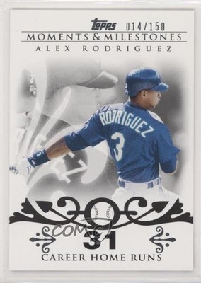 2008 Topps Moments & Milestones 14/150 Alex Rodriguez #1 n1u