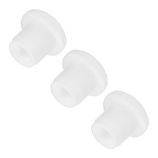 3pcs T-Shaped Silicone Plugs 8.3mm 5/16" Dia Snap in Plug Seal Round White