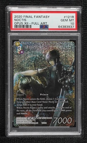 2019 Final Fantasy Trading Card Game: Opus 12 Collection Noctis PSA 10 0m4q