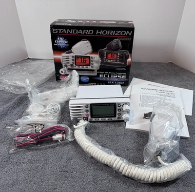 NEU - Standard Horizon Eclipse GX1300 Festmontage UKW Seefunkgerät - Weiß - Bild 1 von 4