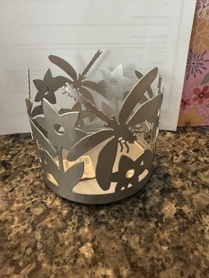 YANKEE CANDLE DRAGONFLY JAR HOLDER!  ONLY 1 OTHER ON EBAY!  SUMMER!