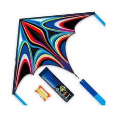 Large Delta Kite - Rainbow - Easy Fly - Durable w/ Tangle-Free Line