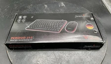 Perixx PERIDUO-212 USB Wired Mini Keyboard & Mouse Combo Compact Desktop Set