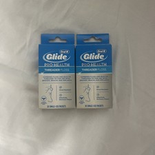 Oral-B Glide Pro-Health Threader Floss 30 Single-Use Packets Original 2 pack