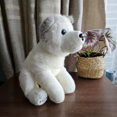 LAPPLAND UK LUMI ''Believe'' Blue Eyes Husky Hund Wolf bezaubernd sehr weiches Plüschtier