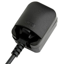 Power Connections Black 5A Schuko Earthed to UK Plug Converter