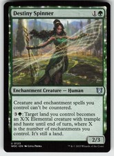 Destiny Spinner Commander: Wilds of Eldraine 123 U NM MTG