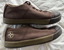 MEN'S DR MARTENS "VINNIE" AIR CUSHION SOLE BROWN SHOES! 10.5