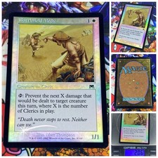 MTG Battlefield Medic 🇬🇧 ⚫️ NM FOIL Magic TCG Onslaught 2002 Vintage OG Staple