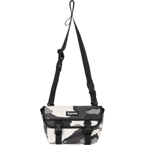 Supreme Mini Messenger Bag in Snow Camo SS25 Water resistant Cordura® cotton - Picture 2 of 7
