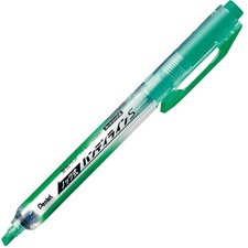 Pentel SXNS15-K Highlighter, Handy Line S, 1 Count Pack of 10 , lightgreen