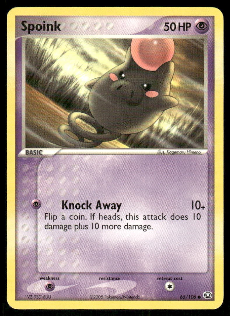 Pokemon Tcg Spoink #65 Pokemon Emerald NM