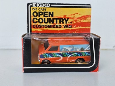 Vintage 1977 Kidco Open Country Customized Van Dodge Tradesman Orange NIB