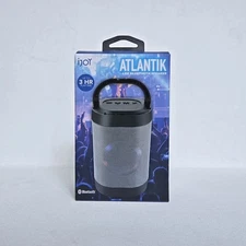 New In Box iJoy Atlantik LED Bluetooth Speaker - Black