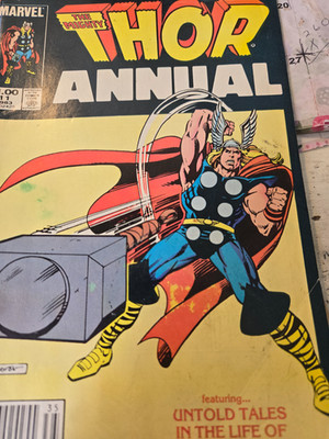 THE MIGHTY THOR ANNUAL. UNTOLD TALES IN THE LIFE OF THE THUNDER GOD! LOW PRICE!!