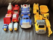 9 RED PIECES 8 YELLOW PIECES STEM CONSTRUCTION PIECES MAGNETIC