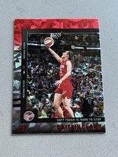 Caitlin Clark 2025 PANINI CHRONICLED Card #36 Red Cracked Ice Foil - WNBA Fever