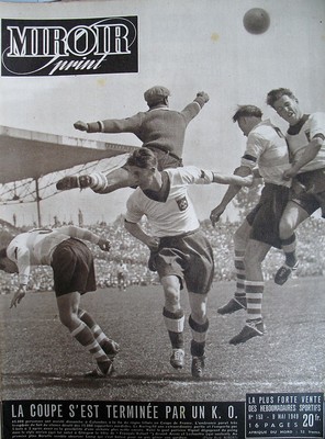 MIROIR SPRINT 151 26.04.1949 FOOT HOLLANDE FRANCE CYCLISME PARIS