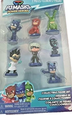 PJ Masks Hero Power Heros and Villian Figure Preschool Set, 7 Action Figures