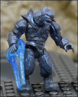 HALO MEGA BLOKS BLUE ARBITER THEL VADAMEE FIGURE 97521 HIERARCH'S SHADOW CONVOY 
